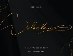 Wulandari Handwriting font