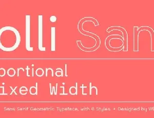 Polli Sans Serif Family font