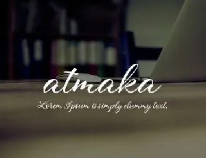 Atmaka font