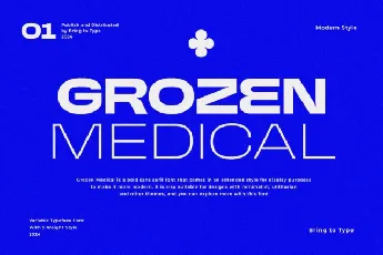 Grozen Medical font