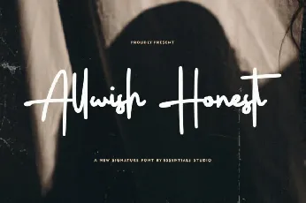 Allwish Honest font