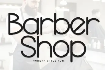 Barber Shop Display font