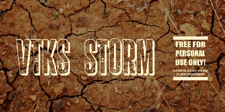 vtks storm 2 font