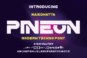 Pineon font