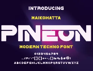 Pineon font