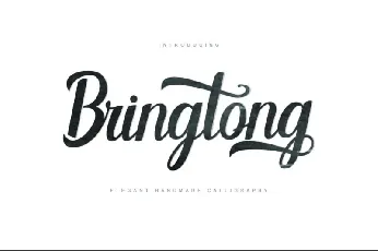 Bringtong font