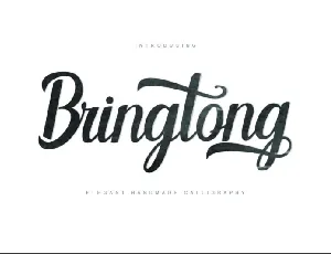 Bringtong font