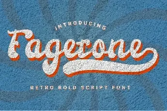 Fagetone Script font