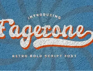 Fagetone Script font