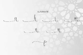 Ornament Script font