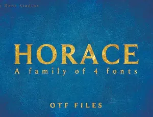 Horace font