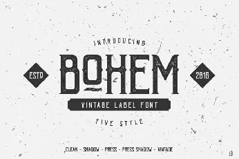 Bohem font