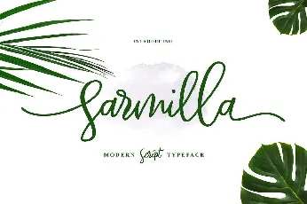 Sarmilla Script Free font