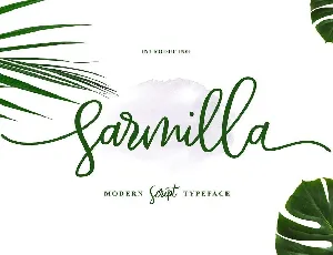 Sarmilla Script Free font