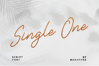 Single One Demo font