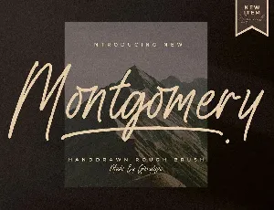 Montgomery font