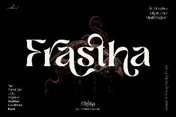 Frastha Serif font