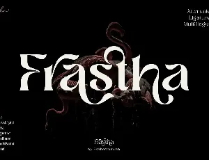 Frastha Serif font