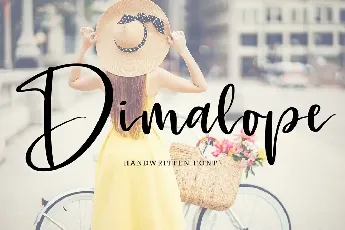 Dimalope font