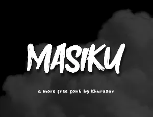 Masiku font