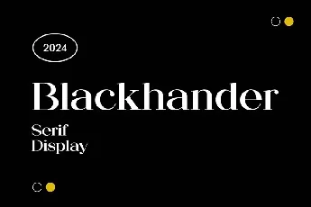 Blackhander font