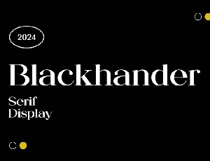 Blackhander font