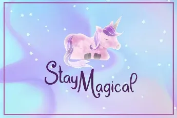 Dream Unicorn Handwritten font