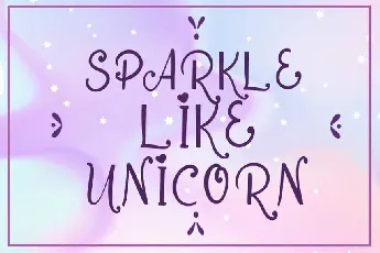 Dream Unicorn Handwritten font