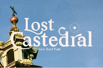 Lost Castedral font