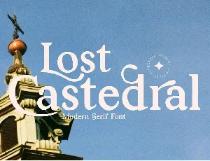 Lost Castedral font