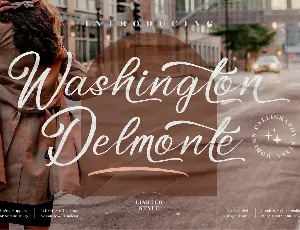 Washington Delmonte font