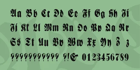 Fractur font