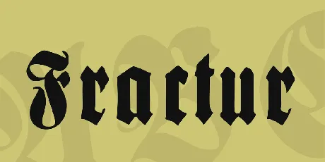 Fractur font