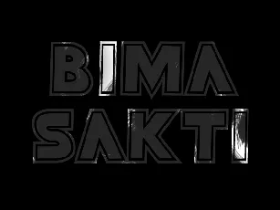 Bimasakti font