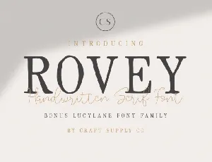 Rovey font