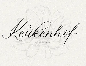 Keukenhof font