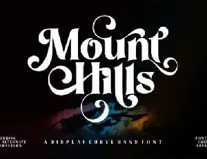 Mount Hills Serif font