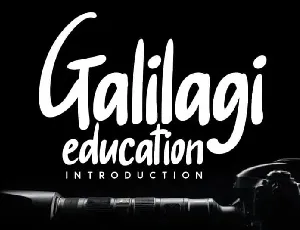 Galilagi Handwritten font