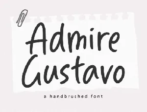 Admire Gustavo font