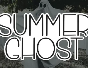 Summer Ghost Display font