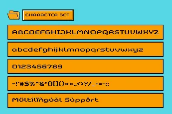 Retro Pixel font