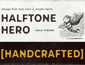 HalftoneHeroFull font