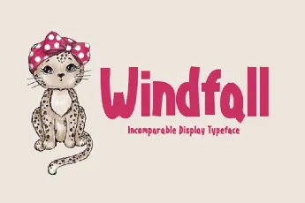 Windfall font