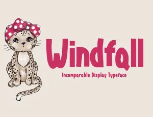 Windfall font