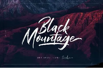 Black Mountage font