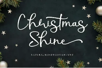 Christmas Shine font