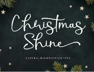 Christmas Shine font