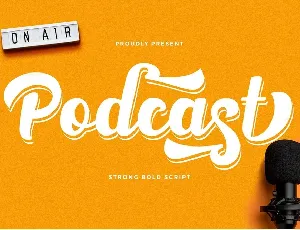 Podcast font