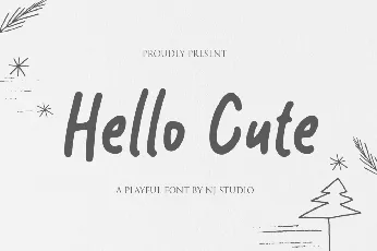 Hello Cute font