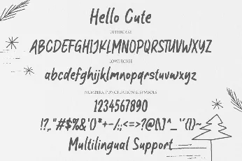 Hello Cute font